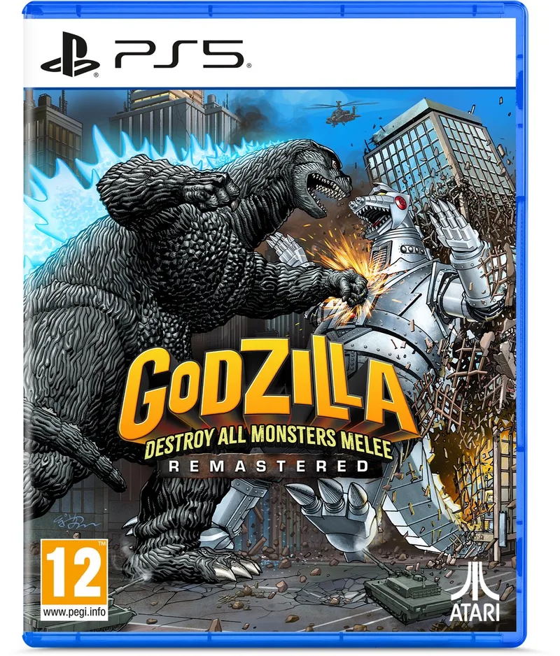 Godzilla: Destroy All Monsters Melee Remastered de Mindscape, PS5 – jaquette