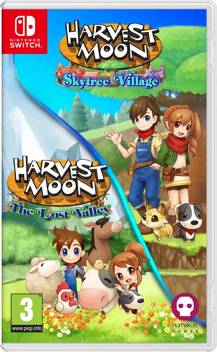 Harvest Moon: The Lost Valley & Skytree Village van Mindscape, Nintendo Switch – cover