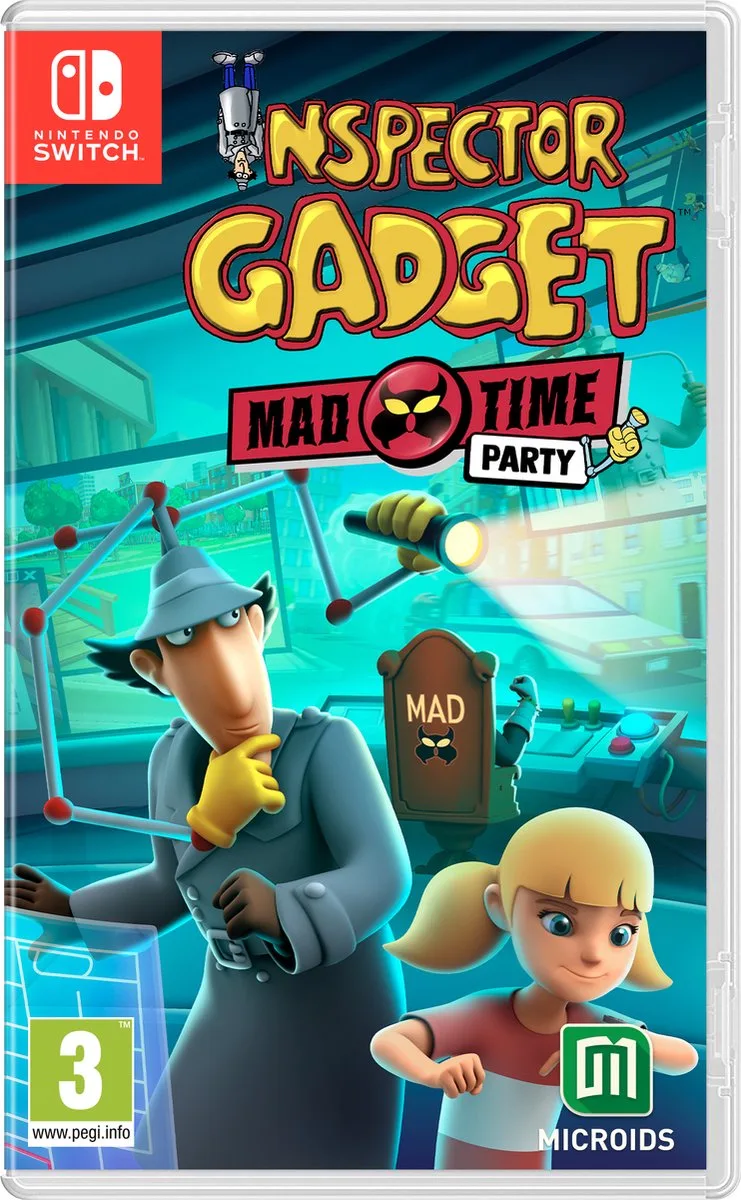 Inspector Gadget: Mad Time Party van Mindscape, Nintendo Switch – cover