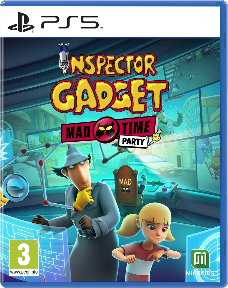 Inspector Gadget: Mad Time Party by Mindscape, PS5 – cover