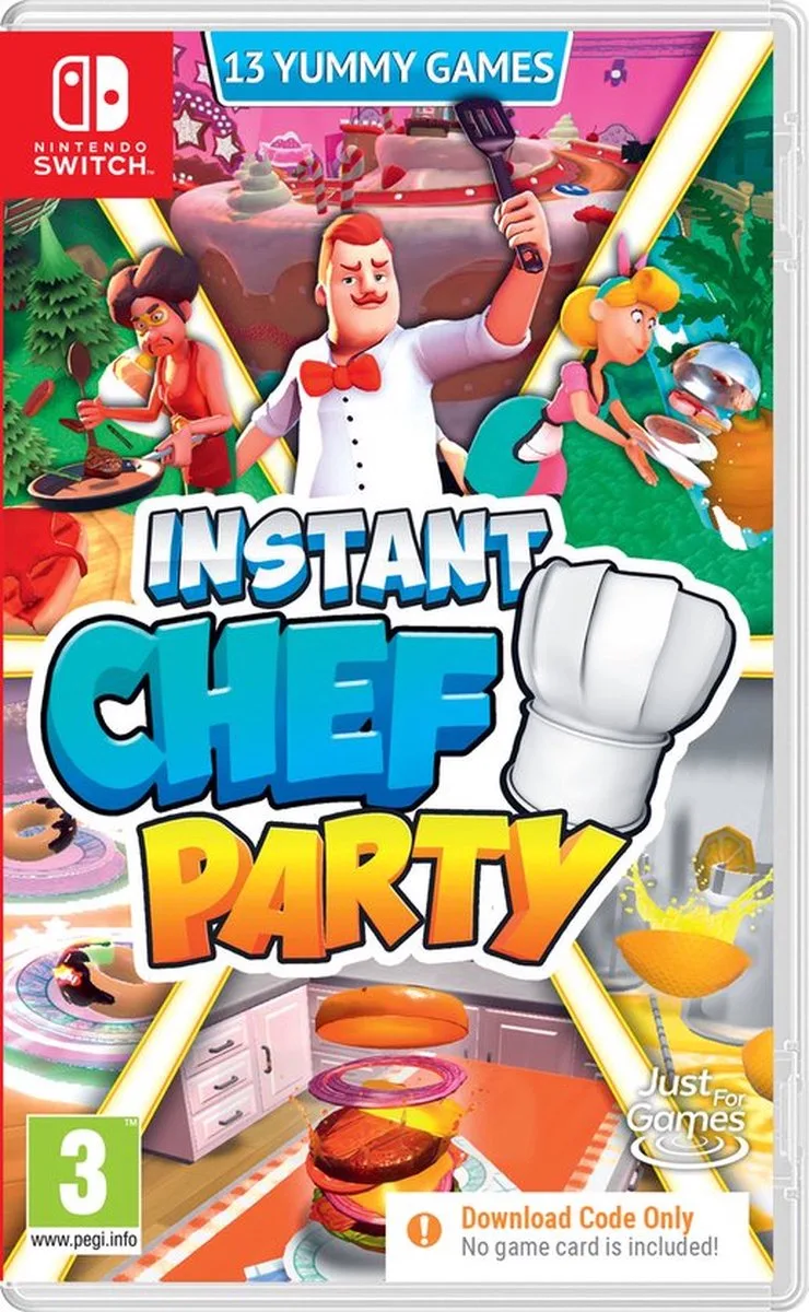 Instant Chef Party - Switch (code in box) van Mindscape, Nintendo Switch – cover