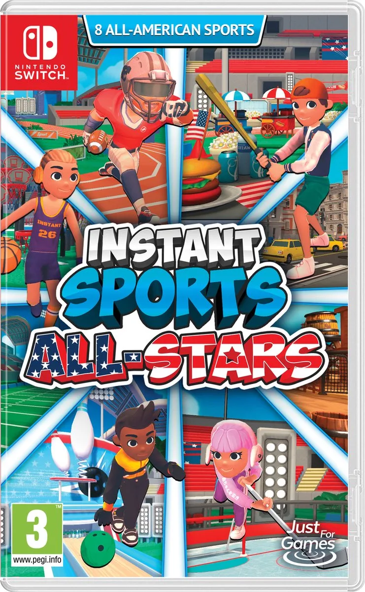 Instant Sports: All-Stars de Mindscape, Nintendo Switch – jaquette