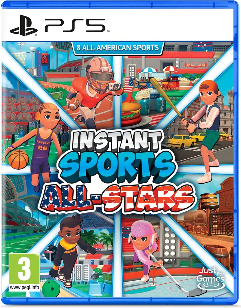 Instant Sports: All-Stars de Mindscape, PS5 – jaquette
