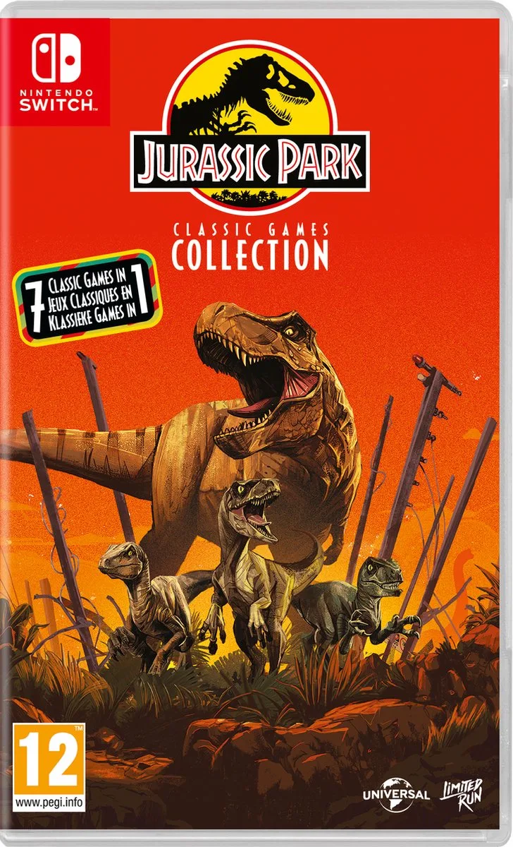 Jurassic Park: Classic Games Collection de Mindscape, Nintendo Switch – jaquette