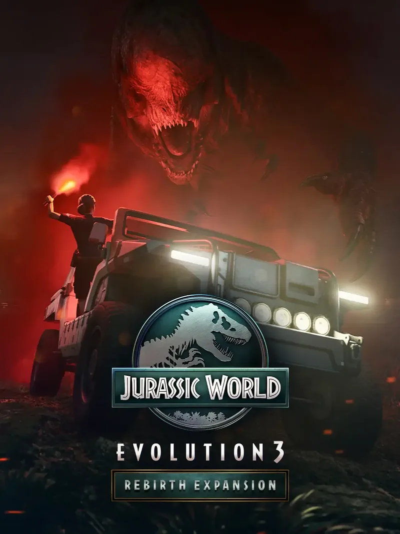 Jurassic World Evolution 3 – Rebirth Expansion DLC by Mindscape – cover