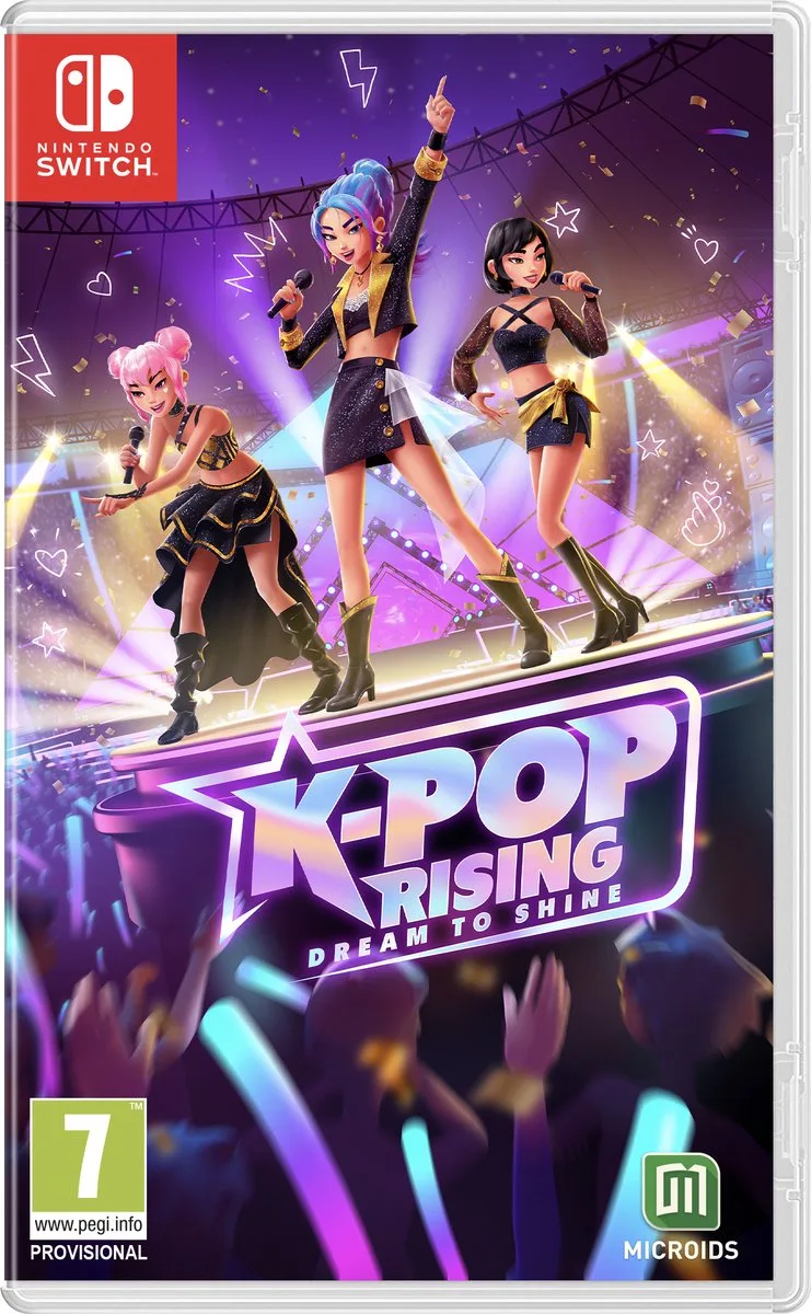 K-Pop Rising: Dream To Shine van Mindscape, Nintendo Switch – cover