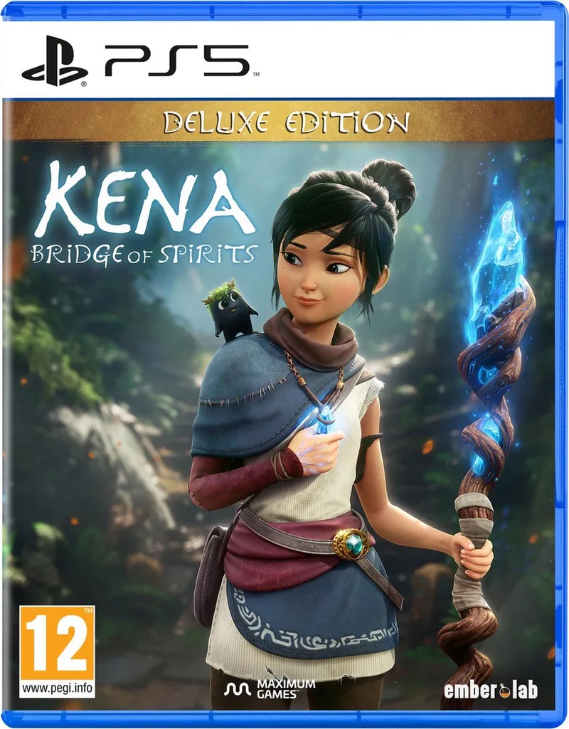 Kena: Bridge of Spirits - Deluxe Edition van Mindscape, PS5 – cover