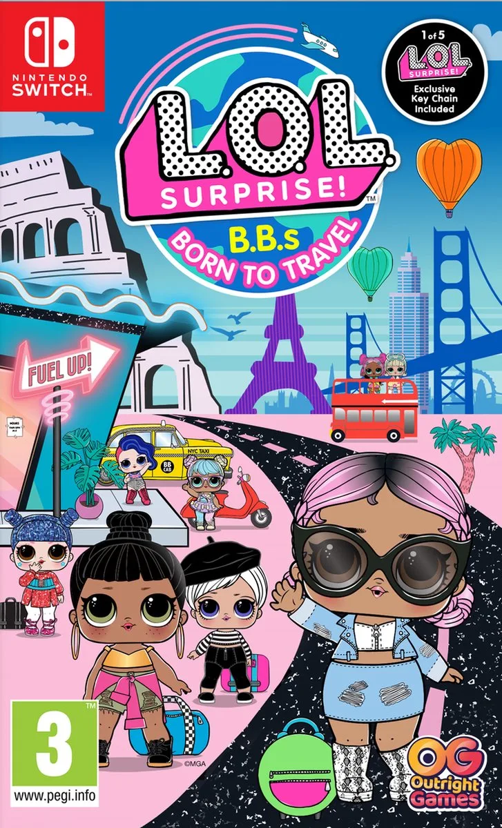 L.O.L. Surprise! B.B.s Born to Travel de Mindscape, Nintendo Switch – jaquette