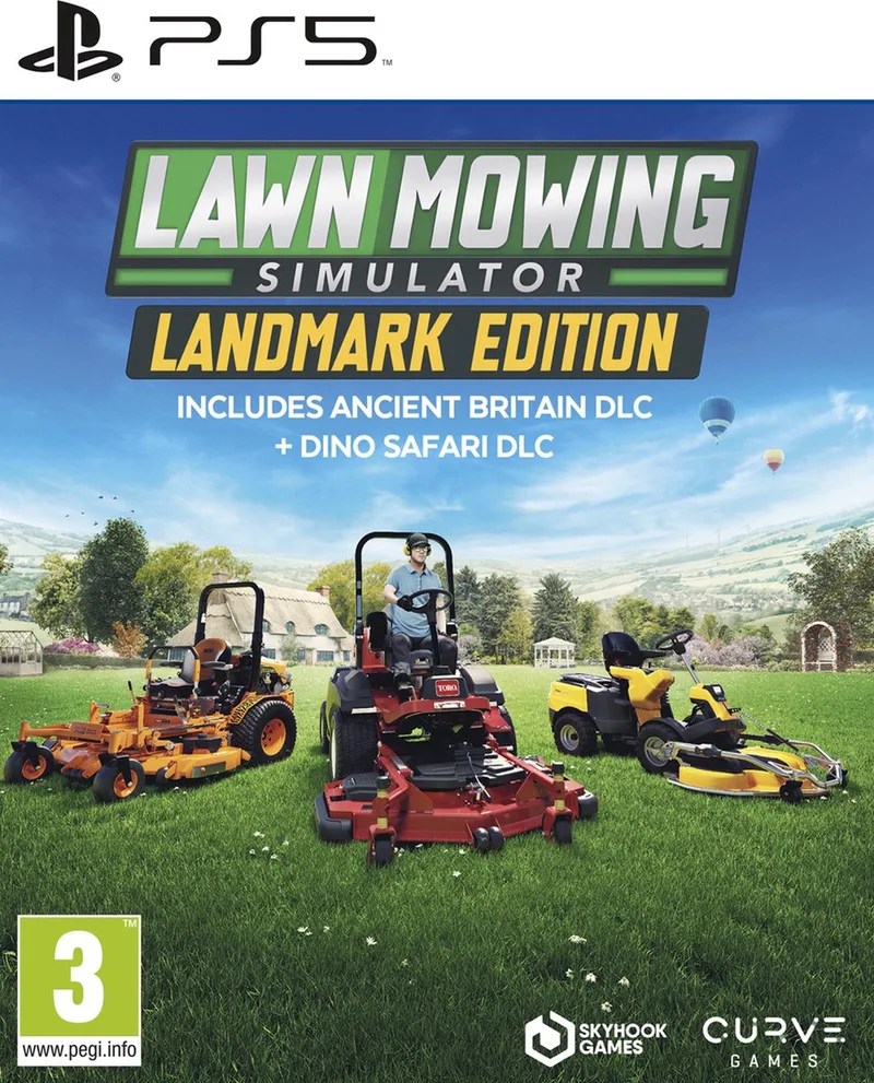 Lawn Mowing Simulator: Landmark Edition by Mindscape, PS5 – cover