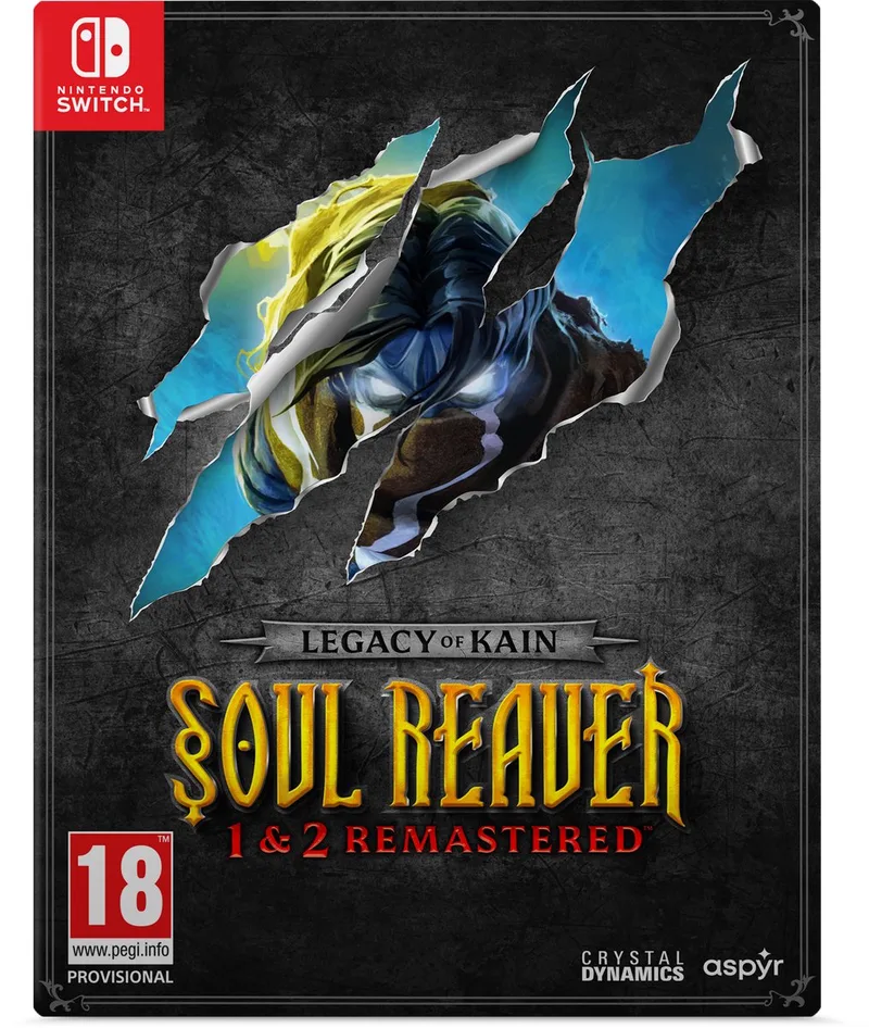 Legacy of Kain: Soul Reaver 1 & 2 Remastered Deluxe Edition van Mindscape, Nintendo Switch – cover