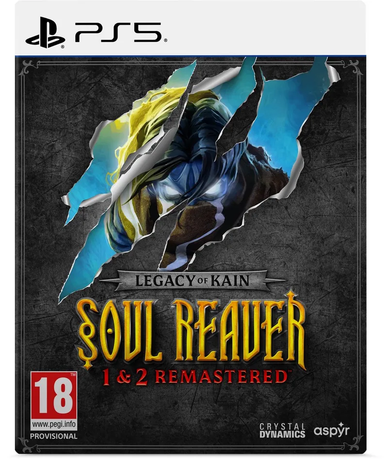 Legacy of Kain: Soul Reaver 1 & 2 Remastered Deluxe Edition van Mindscape, PS5 – cover