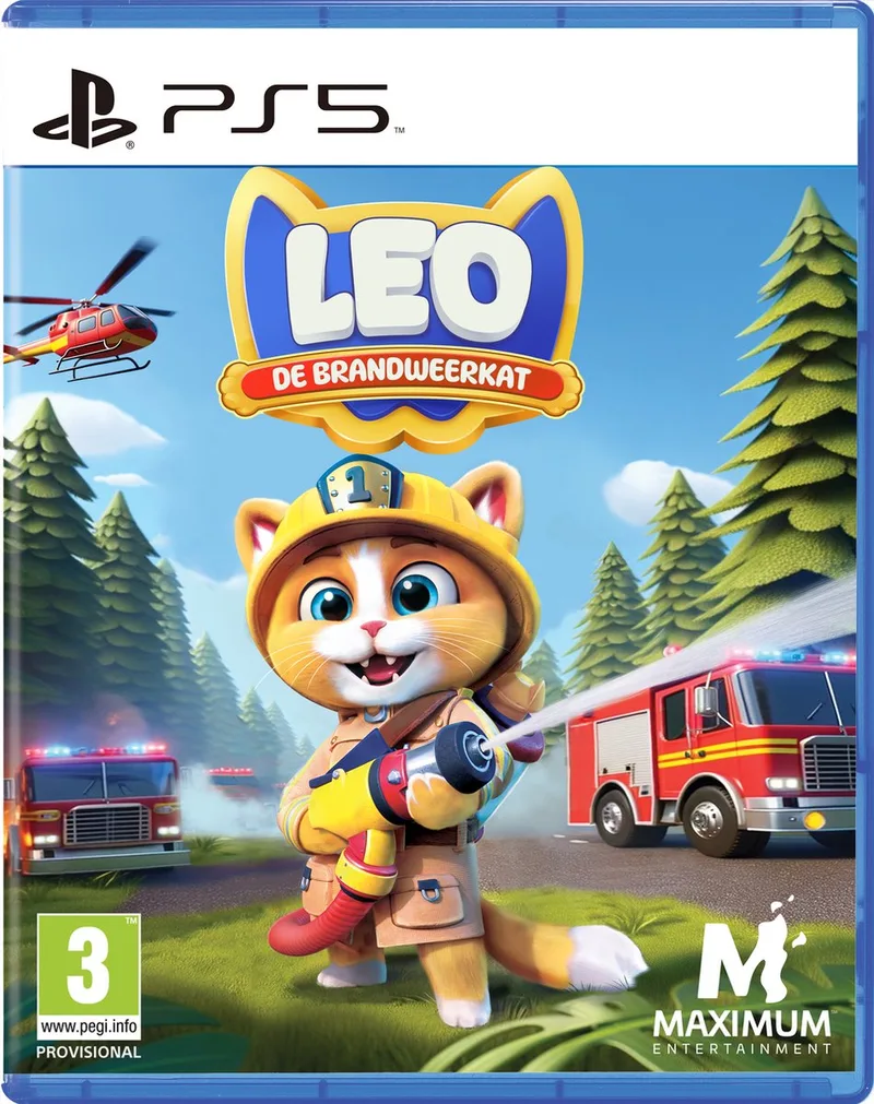 Leo de Brandweerkat by Mindscape, PS5 – cover