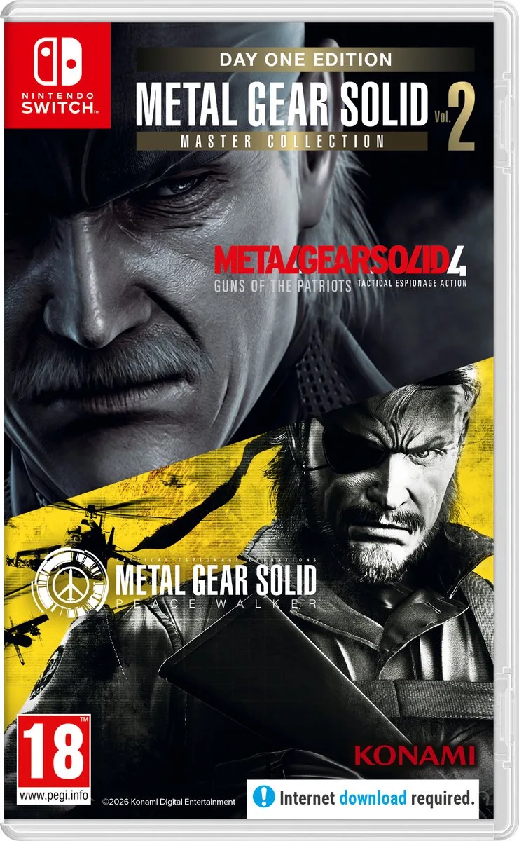 Metal Gear Solid Master Collection Volume 2 - Day One Edition by Mindscape, Nintendo Switch – cover
