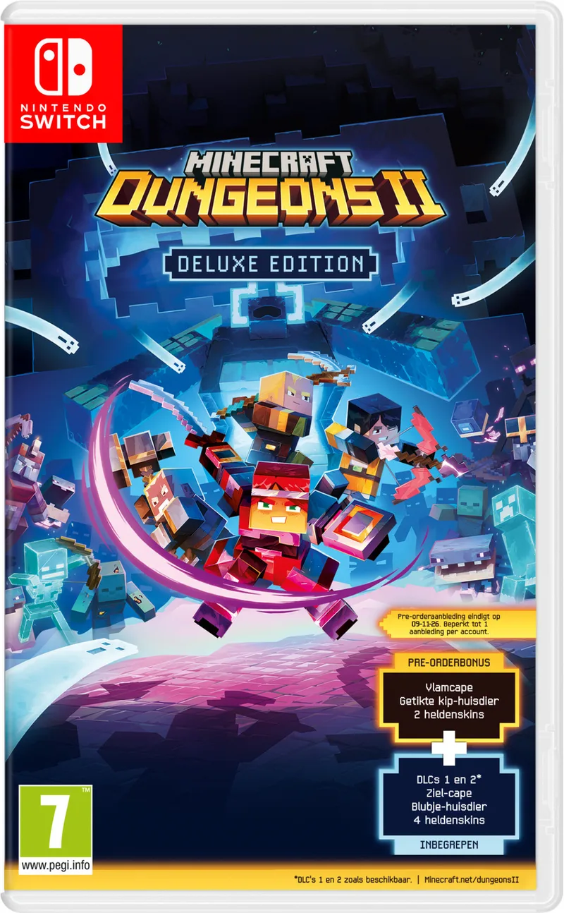 Minecraft Dungeons II Deluxe Edition by Mindscape, Nintendo Switch – cover