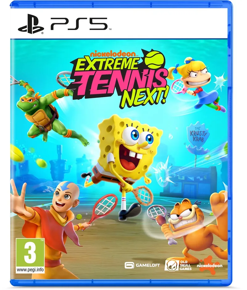 Nickelodeon Extreme Tennis Next! de Mindscape, PS5 – jaquette