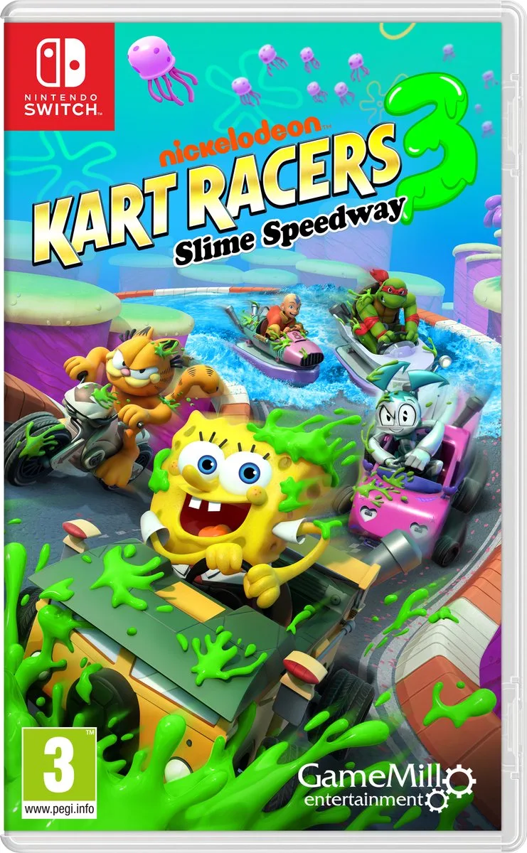 Nickelodeon Kart Racers 3: Slime Speedway by Mindscape, Nintendo Switch – cover
