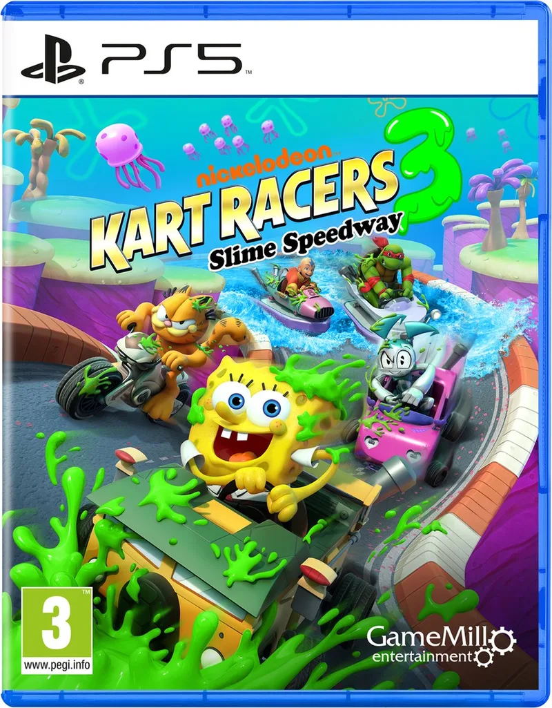 Nickelodeon Kart Racers 3: Slime Speedway de Mindscape, PS5 – jaquette