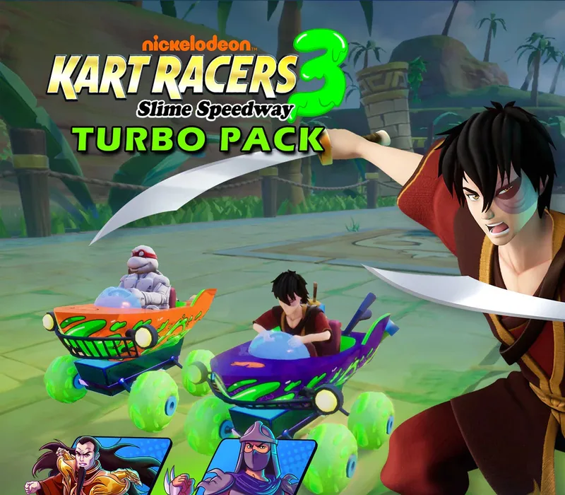 Nickelodeon Kart Racers 3: Slime Speedway – Turbo Pack DLC van Mindscape – cover