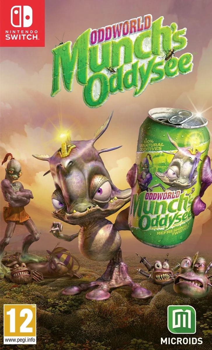 Oddworld: Munch's Oddysee van Mindscape, Nintendo Switch – cover