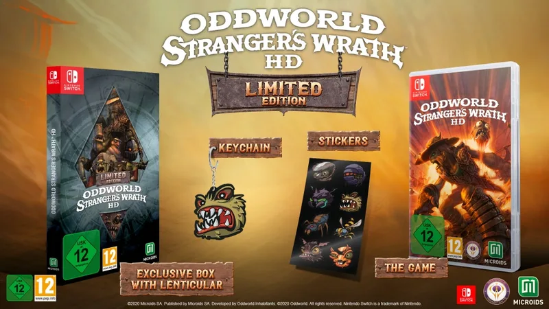 Oddworld Stranger's Wrath HD Limited Edition by Mindscape, Nintendo Switch – cover