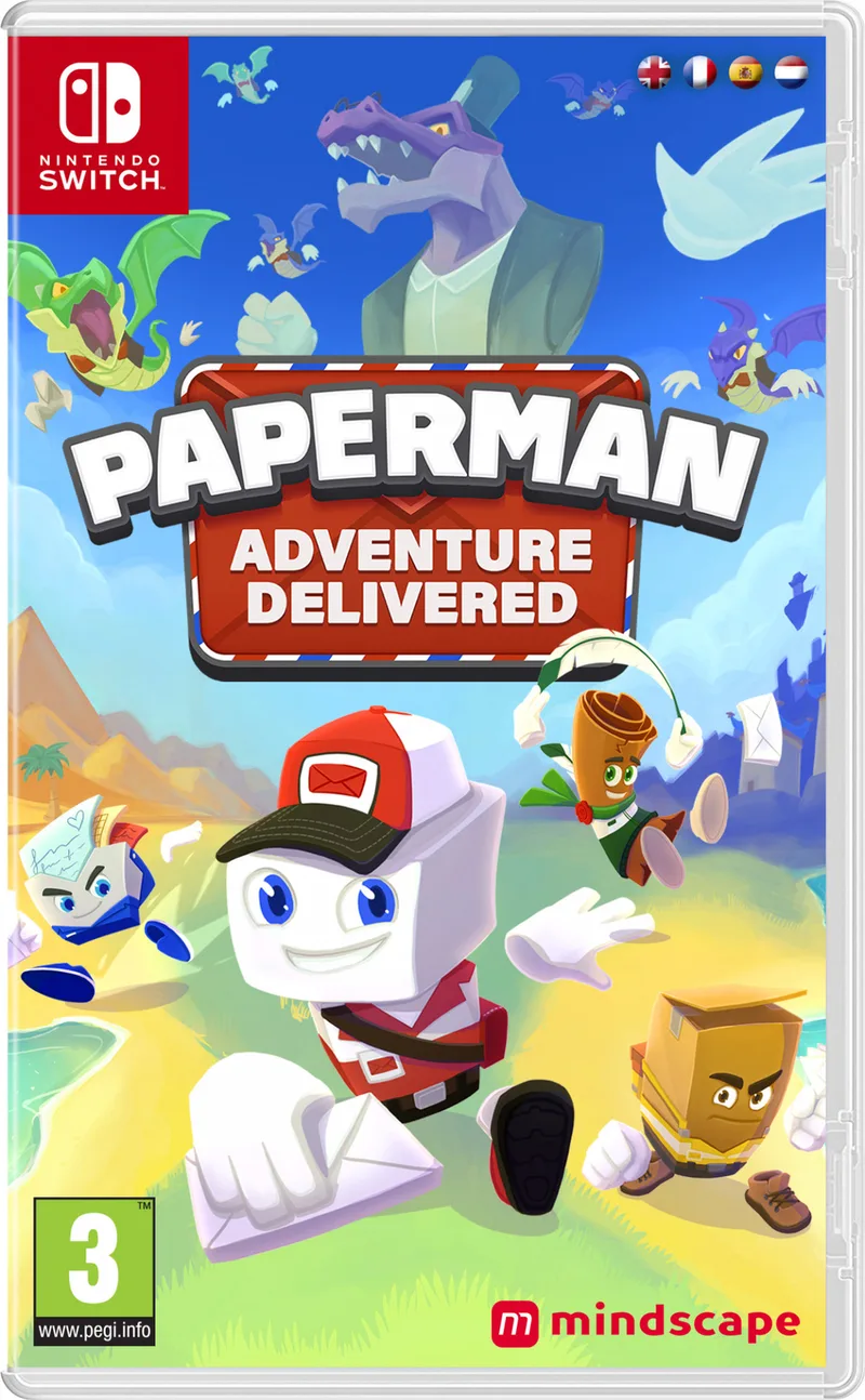Paperman: Adventure Delivered by Mindscape, Nintendo Switch – cover