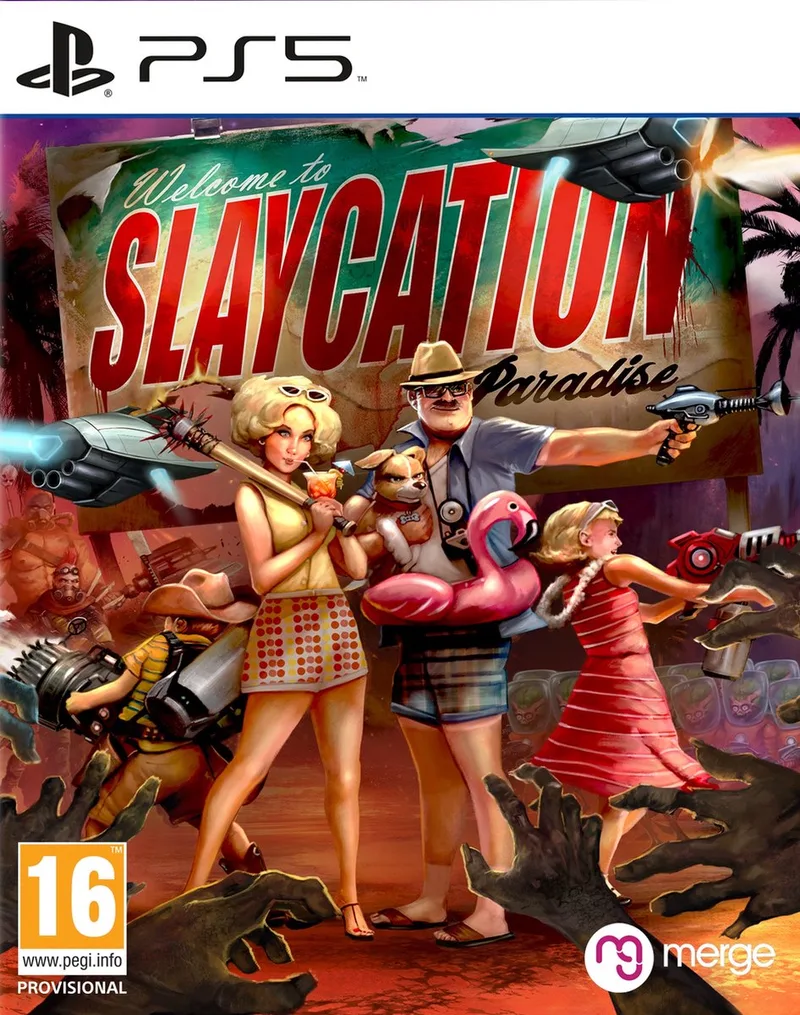 PlayStation 5 Video Game Just For Games Slaycation by Mindscape, PS5 – cover