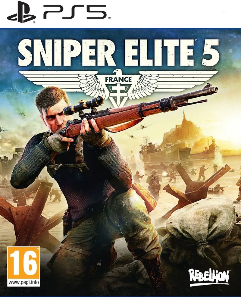 PlayStation 5 Video Game Just For Games Sniper Elite 5 France de Mindscape, PS5 – jaquette