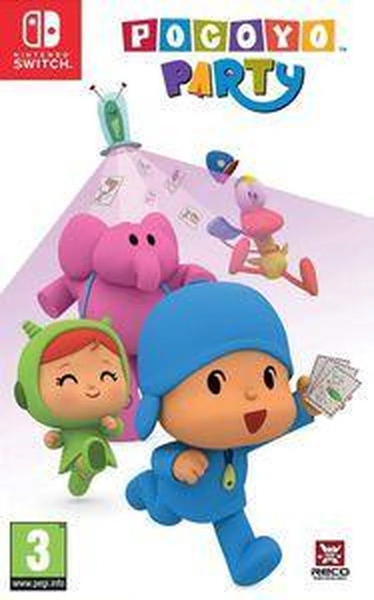 Pocoyo Party (Nintendo Switch) - Code-in-Box van Mindscape, Nintendo Switch – cover