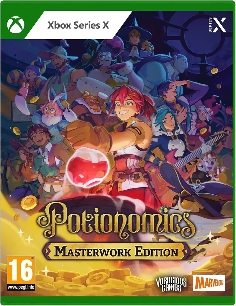 Potionomics: Masterwork Edition van Mindscape, Xbox Series X | S – cover