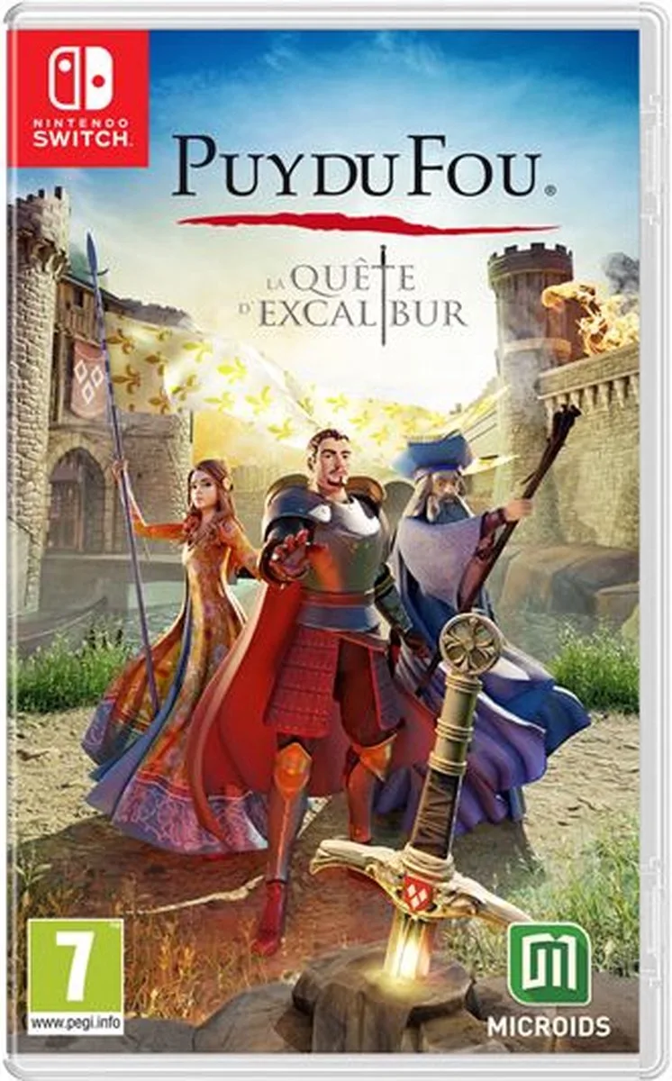 Puy du Fou - La Quête d'Excalibur van Mindscape, Nintendo Switch – cover