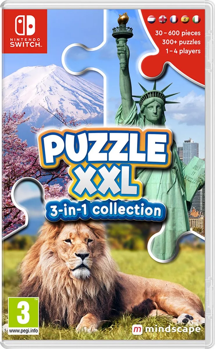 Puzzle XXL 3-in-1 Collection de Mindscape, Nintendo Switch – jaquette