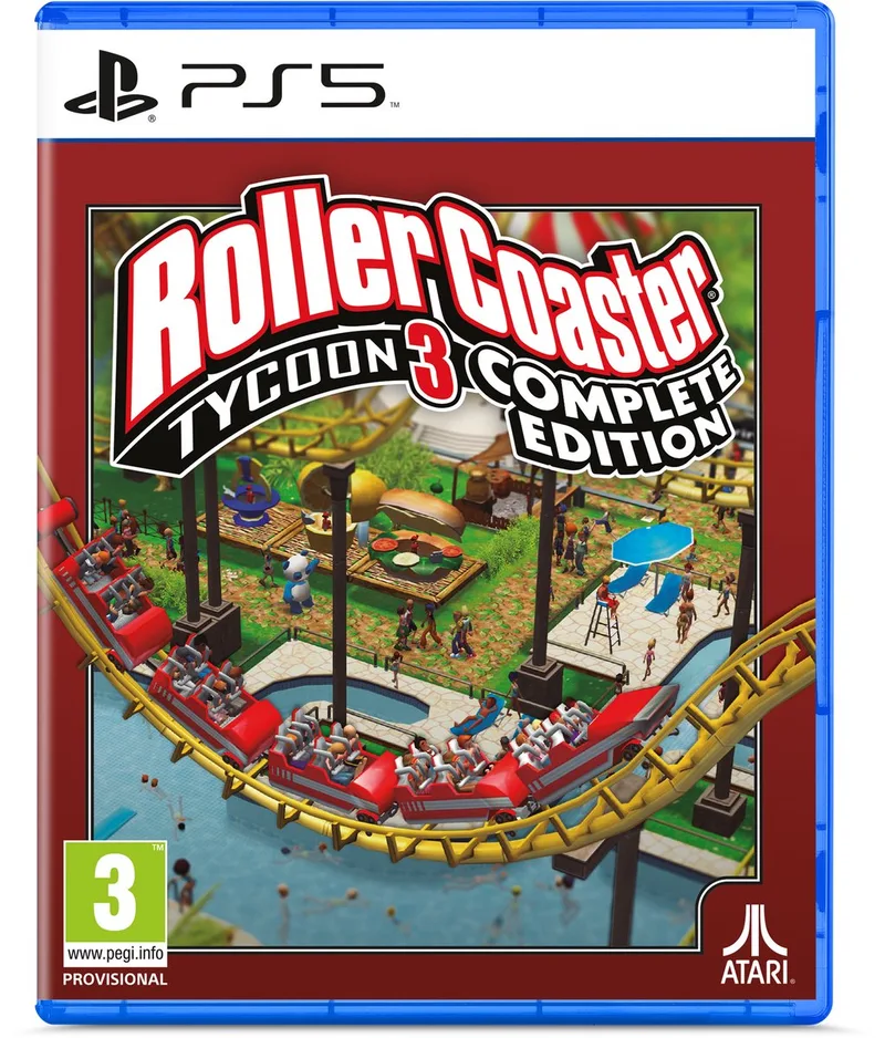 RollerCoaster Tycoon 3: Complete Edition van Mindscape, PS5 – cover