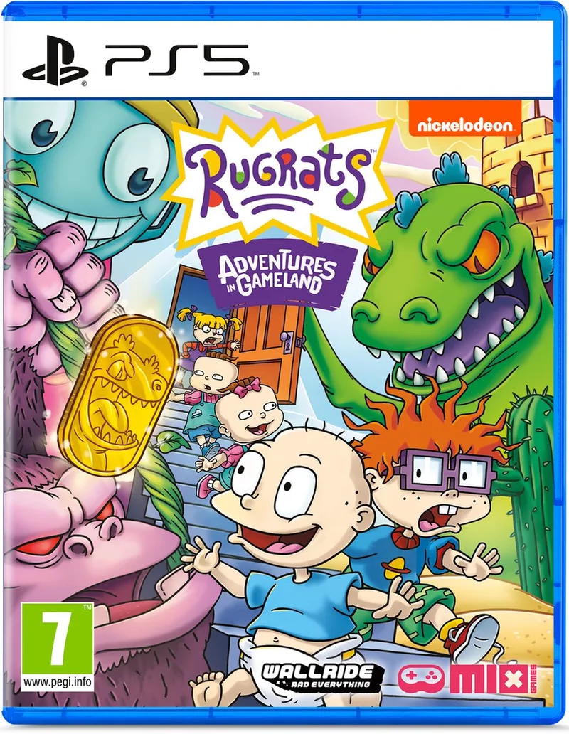 Rugrats: Adventures in Gameland by Mindscape, PS5 – cover