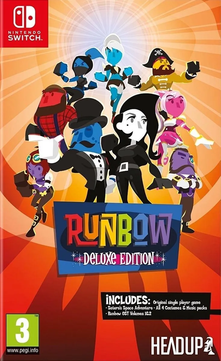 Runbow - Deluxe Edition by Mindscape, Nintendo Switch – cover