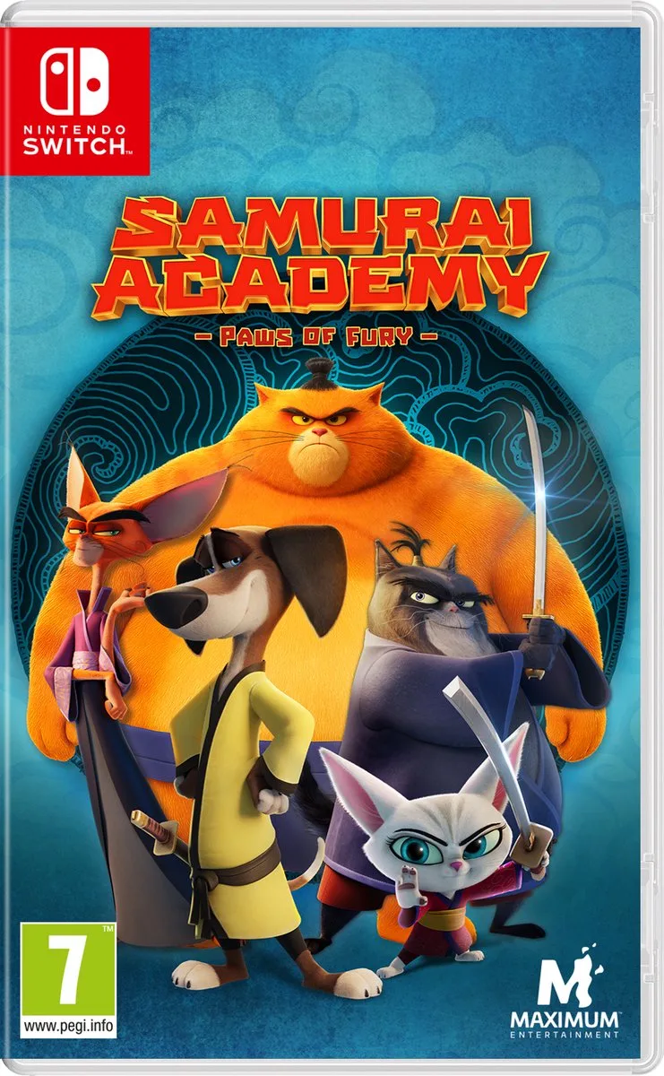 Samurai Academy: Paws of Fury de Mindscape, Nintendo Switch – jaquette