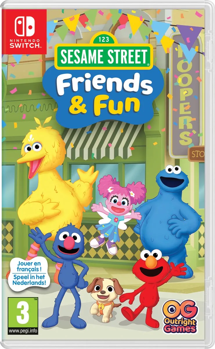 Sesame Street: Friends & Fun van Mindscape, Nintendo Switch – cover