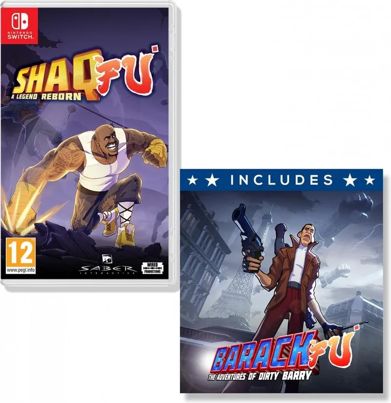 Shaq Fu A Legend Reborn - ES by Mindscape, Nintendo Switch – cover