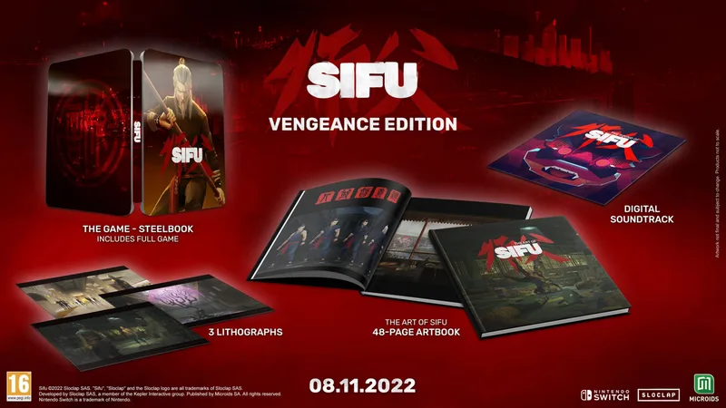 Sifu Vengeance Edition de Mindscape, Nintendo Switch – jaquette