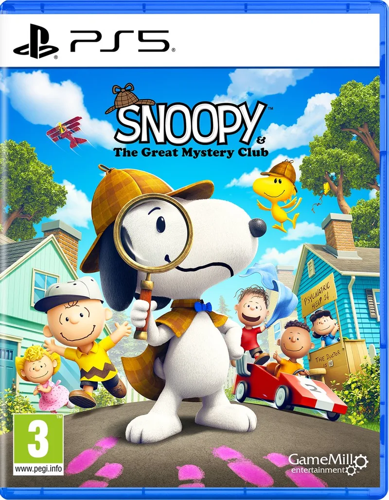 Snoopy & The Great Mystery Club by Mindscape, PS5 – cover