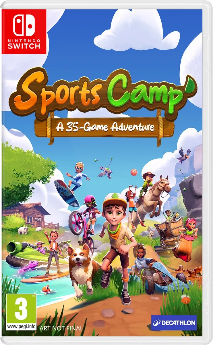 Sports Camp: A 35-Game Adventure by Mindscape, Nintendo Switch – cover