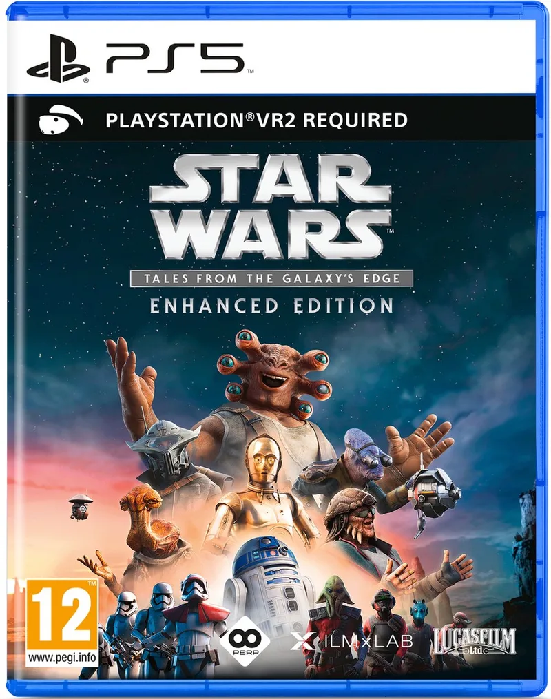 Star Wars: Tales from the Galaxy’s Edge – Enhanced Edition - PS5 / PSVR2 van Mindscape, PS5 – cover