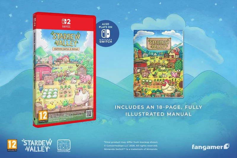 Stardew Valley de Mindscape, Nintendo Switch 2 – jaquette
