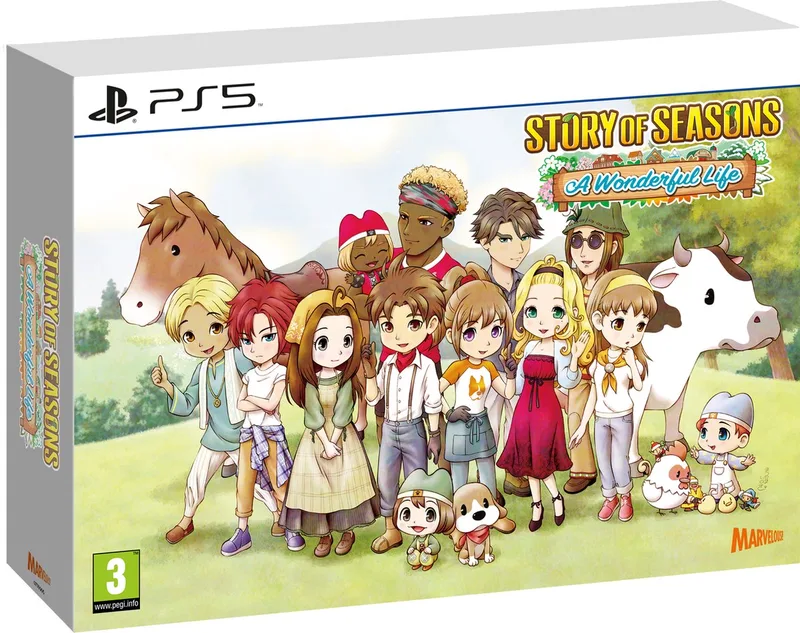 Story of Seasons: A Wonderful Life Limited Edition van Mindscape, PS5 – cover