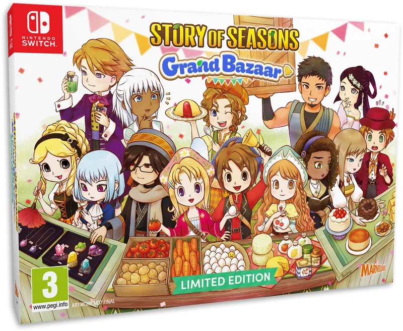 Story of Seasons: Grand Bazaar Limited Edition by Mindscape, Nintendo Switch – cover