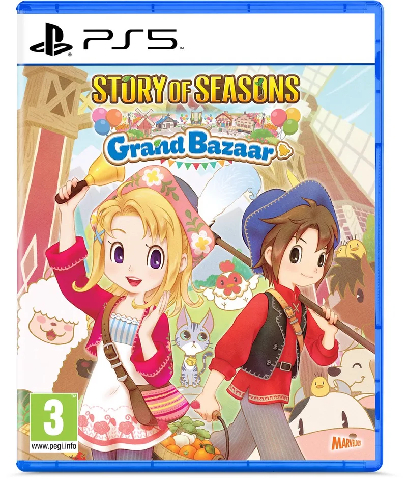 Story of Seasons: Grand Bazaar by Mindscape, PS5 – cover