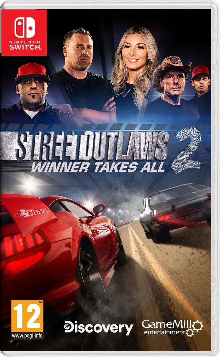 Street Outlaws 2: Winner Takes All van Mindscape, Nintendo Switch – cover