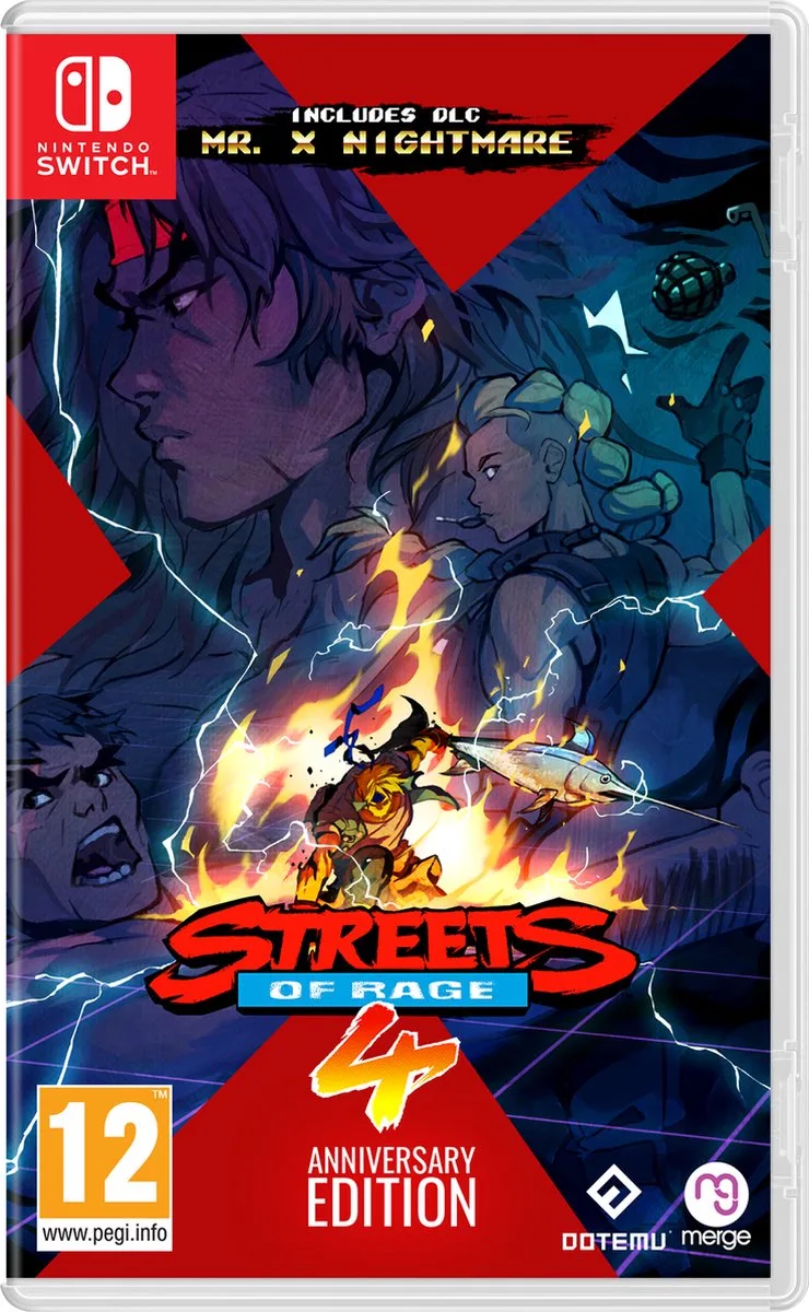 Streets of Rage 4 - Anniversary Edition de Mindscape, Nintendo Switch – jaquette