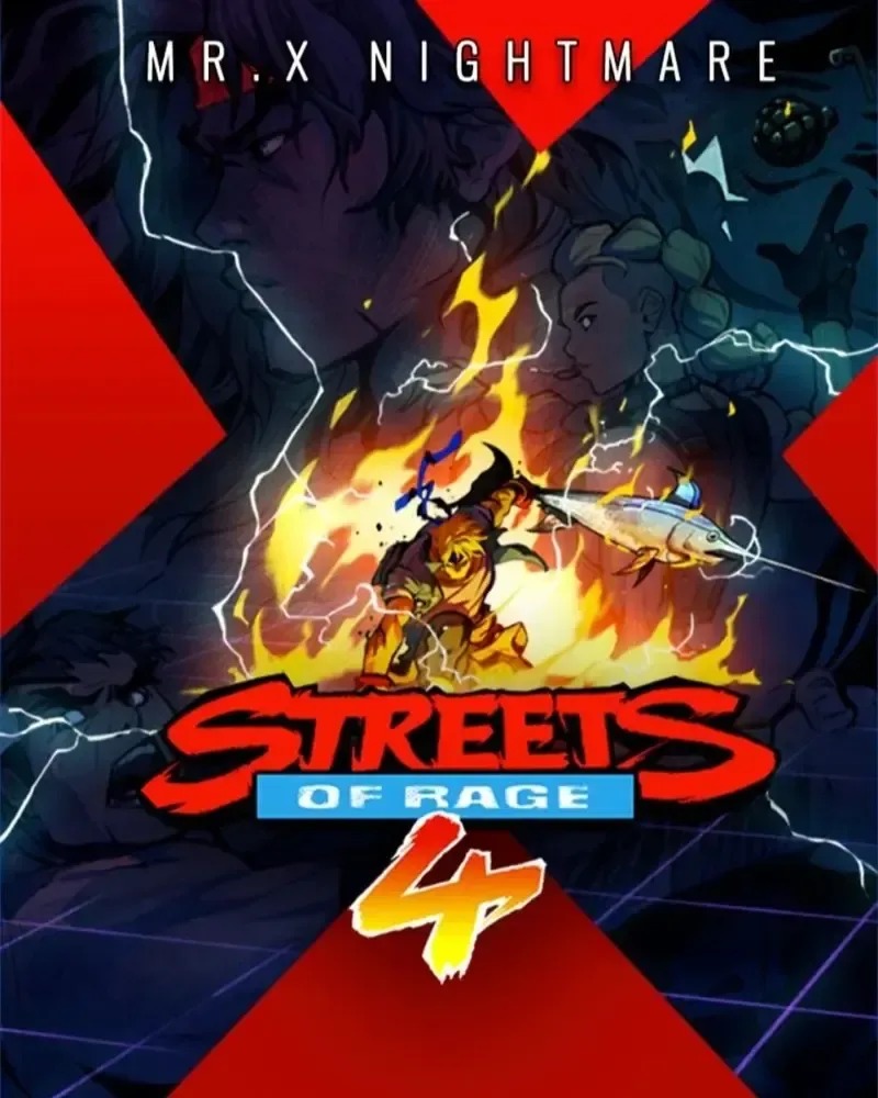 Streets of Rage 4 – Mr. X Nightmare DLC by Mindscape – cover