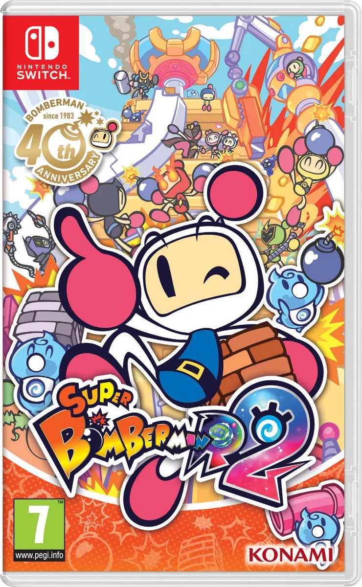Super Bomberman R 2 van Mindscape, Nintendo Switch – cover