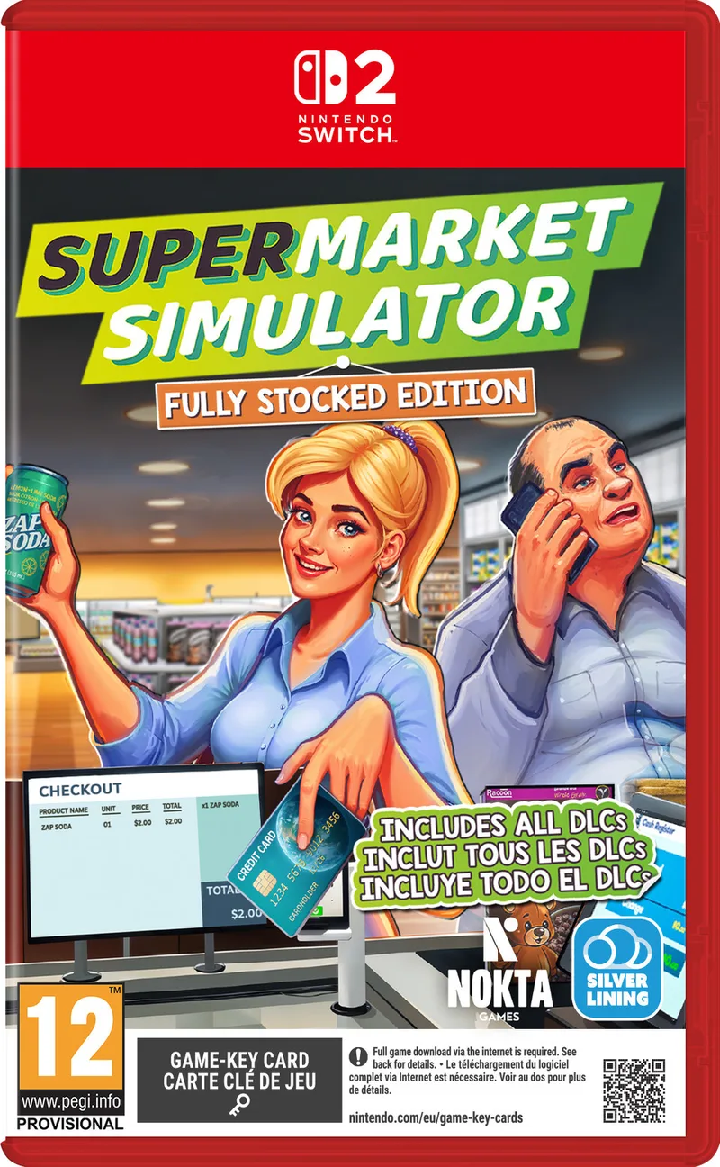 Supermarket Simulator: Fully Stocked Edition van Mindscape, Nintendo Switch 2 – cover